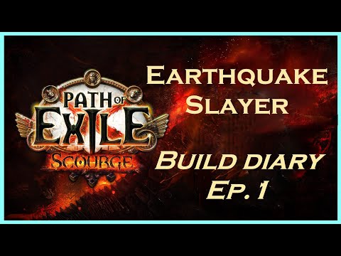 HCSSF Earthquake Slayer Build Diary Ep.1 [PoE 3.16 Scourge Merry Fizmas League]