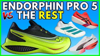 SAUCONY ENDORPHIN PRO 5 vs THE REST! - PUMA FAST-R 3, METASPEED SKY TOKYO & ADIOS PRO 4 - EDDBUD