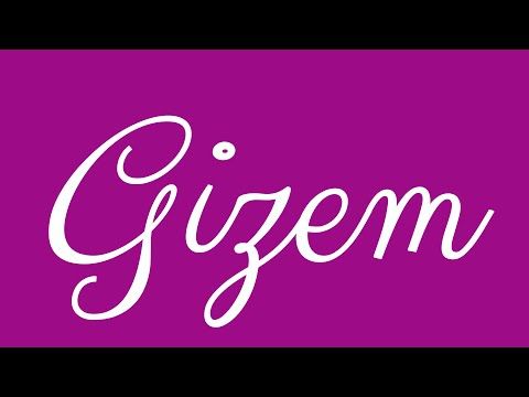 Learn how to Write the Name Gizem Signature Style in Cursive Writing