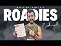 Roadies Audition Form 2023