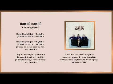 EXTREM 1, Hajtoli hajtoli, Ponad vodu lavka, ľudové, Videorohaľ