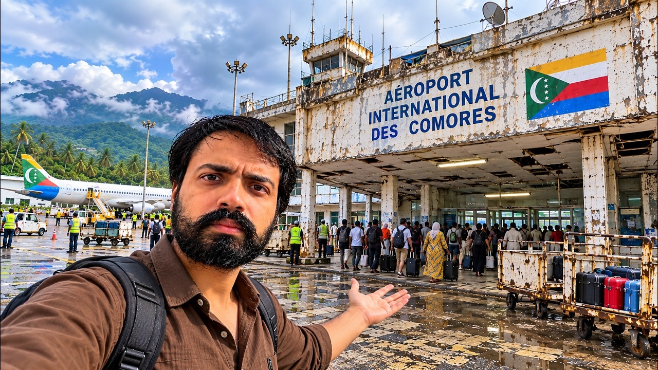 3 FLIGHTS to reach an UNKNOWN African Country 🇰🇲