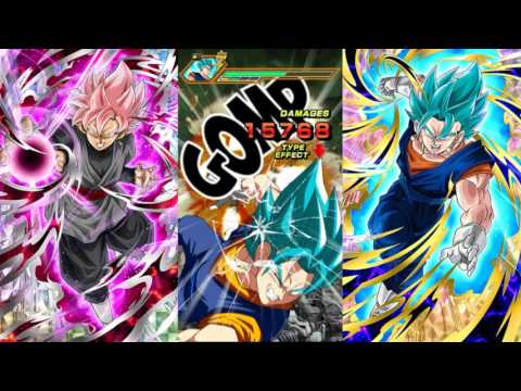 Dokkan Battle Villains Team vs Vegito Blue CLUTCH ENDING!