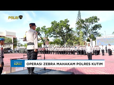 POLRES KUTIM RESMI LAKSANAKAN OPERASI ZEBRA MAHAKAM 2025