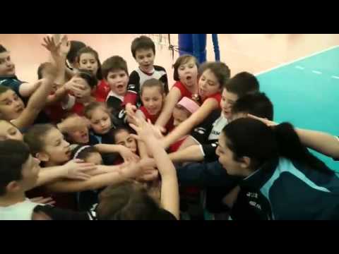 I bimbi dell'Asd Volley Cave