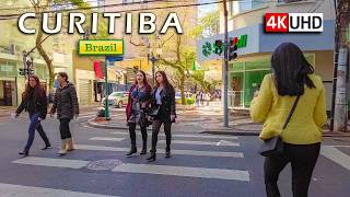 🇧🇷 What Makes Curitiba Different? — Downtown Walk Tour 【 4K UHD 】