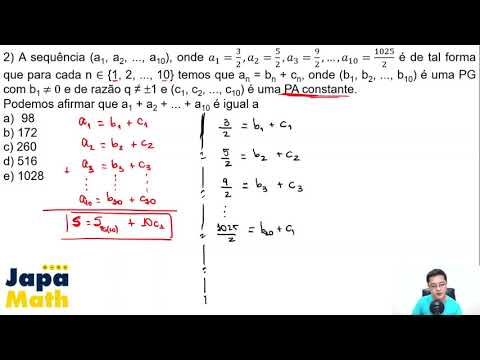 Prova Resolvida EsPCEx (2016 - 2017) - Progressão Aritmética e Progressão Geométrica