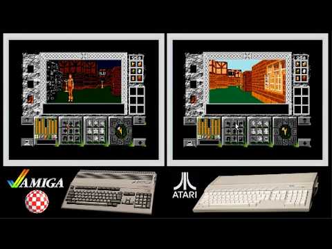 A500 vs Atari ST : LEGENDS OF VALOUR (Side by side comparison)