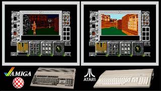 A500 vs Atari ST : LEGENDS OF VALOUR (Side by side comparison)