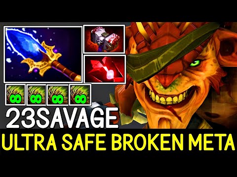 23SAVAGE [Bristleback] OUTPLAYED ULTRA SAFE Broken Meta Max Gpm Build - Dota 2