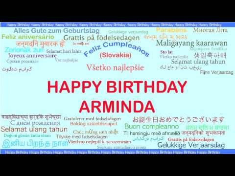 Arminda   Languages Idiomas - Happy Birthday