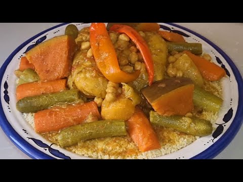 تبعي طريقتي باش يجيك كسكسو بالدجاج معلك و المرقة تقيلة و خاثرة و الطعم يا سلاااام كلشي غيشكرو لك💯😍