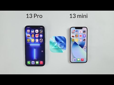 iOS 26 BETA 4 SPEED TEST - iPhone 13 Pro vs iPhone 13 mini