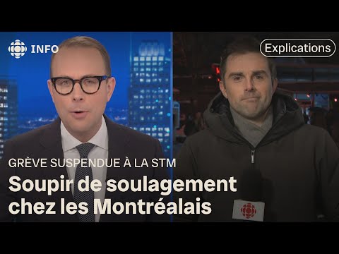 The maintenance workers' union suspends the strike at the STM
