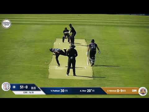 Empire strikes back with Amjad Sher on the attack at European Cricket Series Helsinki