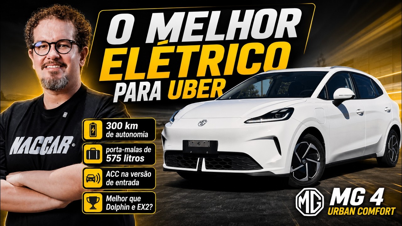 MG 4 URBAN COMFORT: o MELHOR HATCH ELÉTRICO e custa só R$ 130 mil