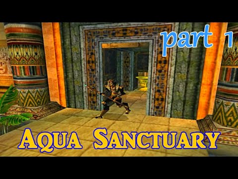 TRLE Aqua Sanctuary (part1) [No Meds] walkthrough