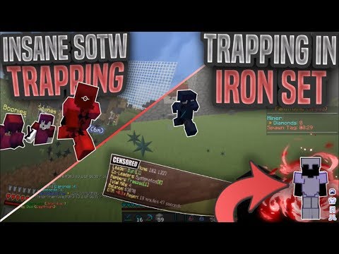 INSANE SOTW TRAPPING IN IRON ARMOR + TRAPPING 2 PEOPLE IN OP HILL TRAP - FaithfulMC [1]