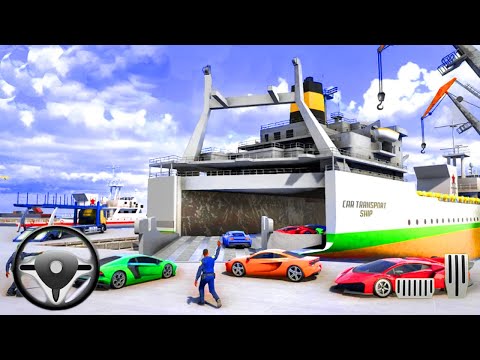 City Car Transport Cargo Flight - US Police Car Truck Transport - Android Gameplay