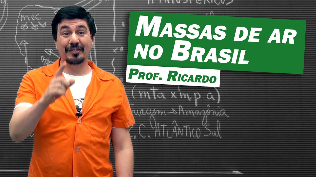 Geografia -  Massas de Ar que Atuam no Brasil