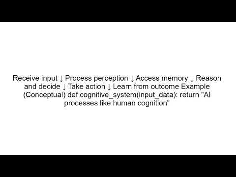 Cognitive Architectures Explained | AI That Thinks Like Humans