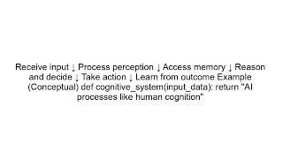 Cognitive Architectures Explained | AI That Thinks Like Humans