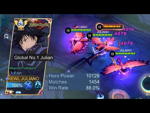 WTF! NEW META JULIAN BEST BUILD FOR ONE SHOT!😱 ( julian best build 2023 )