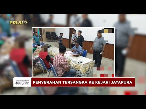 PRESISI UPDATE: SATGAS OPS DAMAI CARTENZ SERAHKAN TERSANGKA DAN AMUNISI KE KEJARI 27/05/25 (18.00)