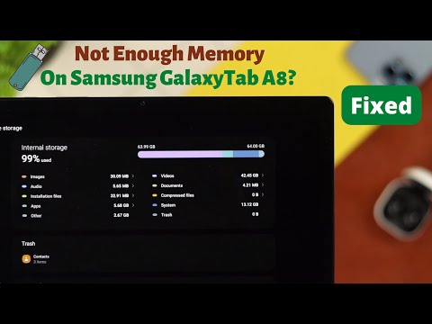Samsung Galaxy Tablet A8 Not Enough Memory! Fix Storage Space Running Out