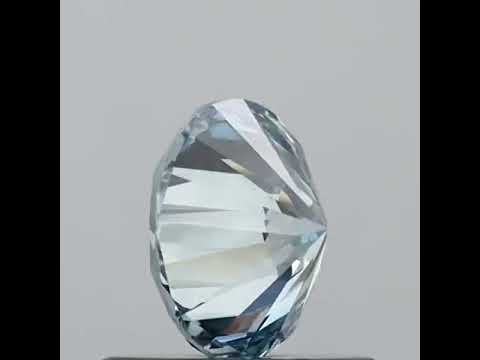 IGI Certified 0.71ct Round Cut Lab Grown Diamond Loose Diamond VS2 Color-Fancy Intense Greenish Blue