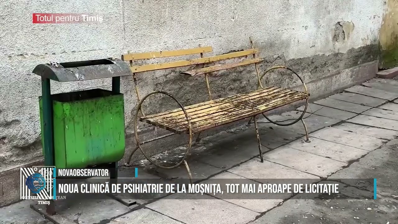 Noua Clinică de Psihiatrie de la Moșnița, tot mai aproape de licitație