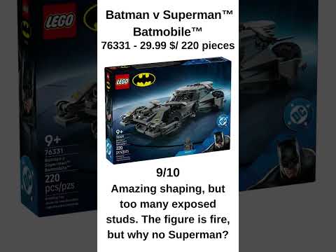 Ranking All The NEW 2026 LEGO Batman Sets #lego #batman #dc