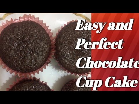 Easy and Perfect Chocolate Cup cake / No egg / Original Recipes.