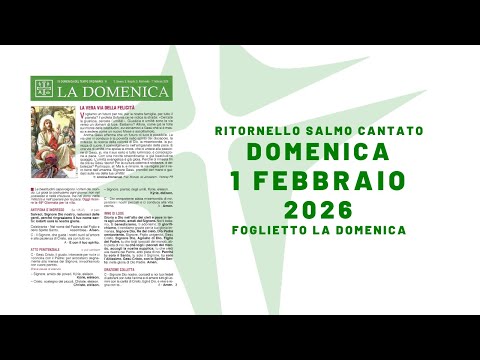 IV Domenica del Tempo Ordinario | 1 febbraio 2026 | anno A | foglietto la Domenica