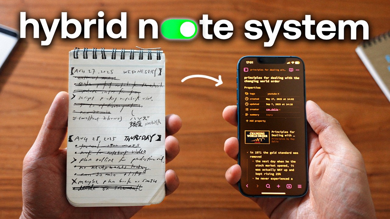 the hybrid note-taking system I wish I learned earlier