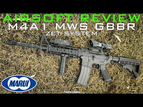 Airsoft Review #361 Tokyo Marui M4A1 MWS Zet System GBBR (Gaz Blowback Rifle) [FR]