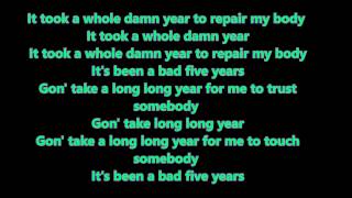 Whole Damn Year lyrics