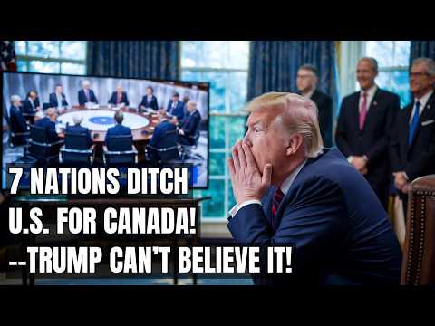 Capital Flight Begins: 7 Nations Pivot to Canada as U.S. Economy Cracks! Trump's Tariffs, US Policy