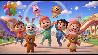 🎶 A Música do Movimento Divertido! 👋👣🤸 | Palmas, Pisadas e Pulos para Crianças (2-6 anos)