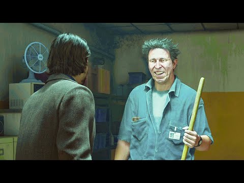 Alan Wake meets Ahti The Janitor - Alan Wake 2 PS5