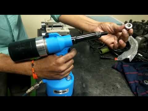 Hydro Pneumatic Air Nut Insert Rivet Gun Tool ( Auto Reversible) From M3 To M12