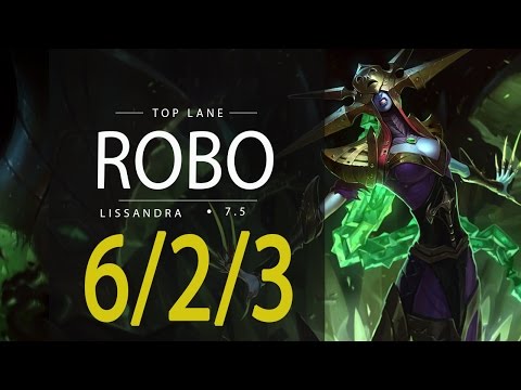 LOL ProTV - Robo -  LISSANDRA TOP vs FIORA (13/03/2017)