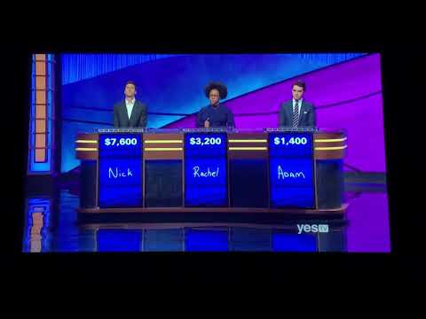 Double Jeopardy, Nick Klotz Day 2 - 2nd Daily Double (3/25/20)