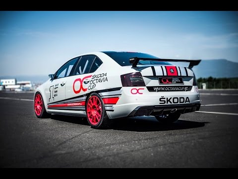 New Skoda Octavia RS CUP - Most Circuit.  DIESELPOWER dyno tuning www.dp-race.com