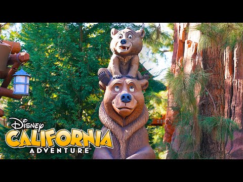 Fall Afternoon at Disney California Adventure - Grizzly Peak and Halloween Five & Dime [4K POV]