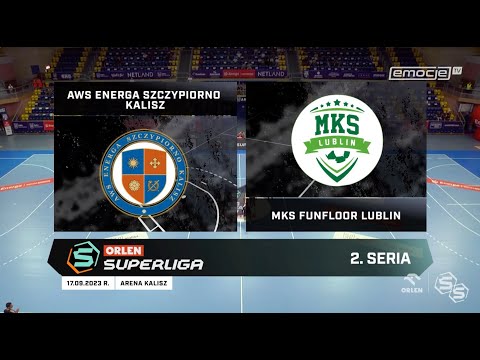 2. seria: AWS Energa Szczypiorno Kalisz - MKS FunFloor Lublin SKRÓT