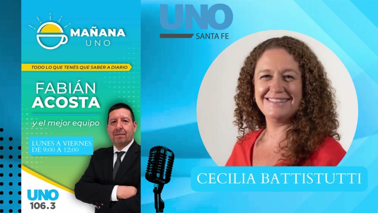 Cecilia Battistutti y una conferencia sobre ludopatía en el Paraninfo de la UNL