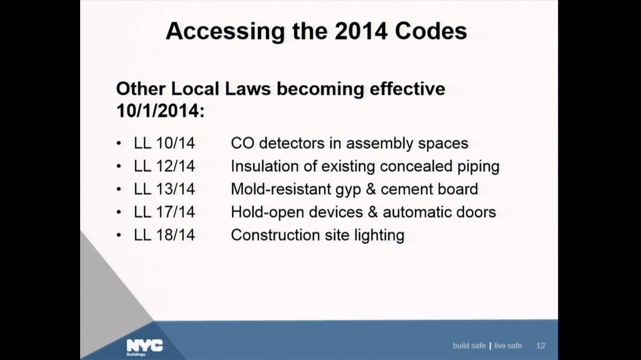 1 | Introduction to 2014 Construction Codes Revisions Process | Helen Gitelson