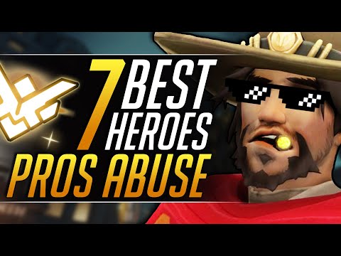 7 INSANE HEROES that PROs are ABUSING RIGHT NOW - Grandmaster Tips and Tricks - Overwatch Guide