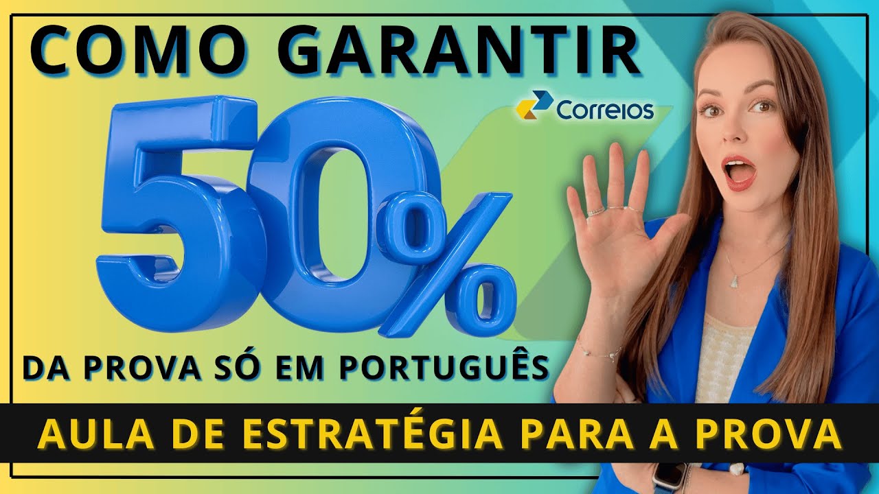 AULA DE ESTRATÉGIA PARA A PROVA DOS CORREIOS 2024 | REVISÃO DE PORTUGUÊS DE RETA FINAL | CARTEIRO